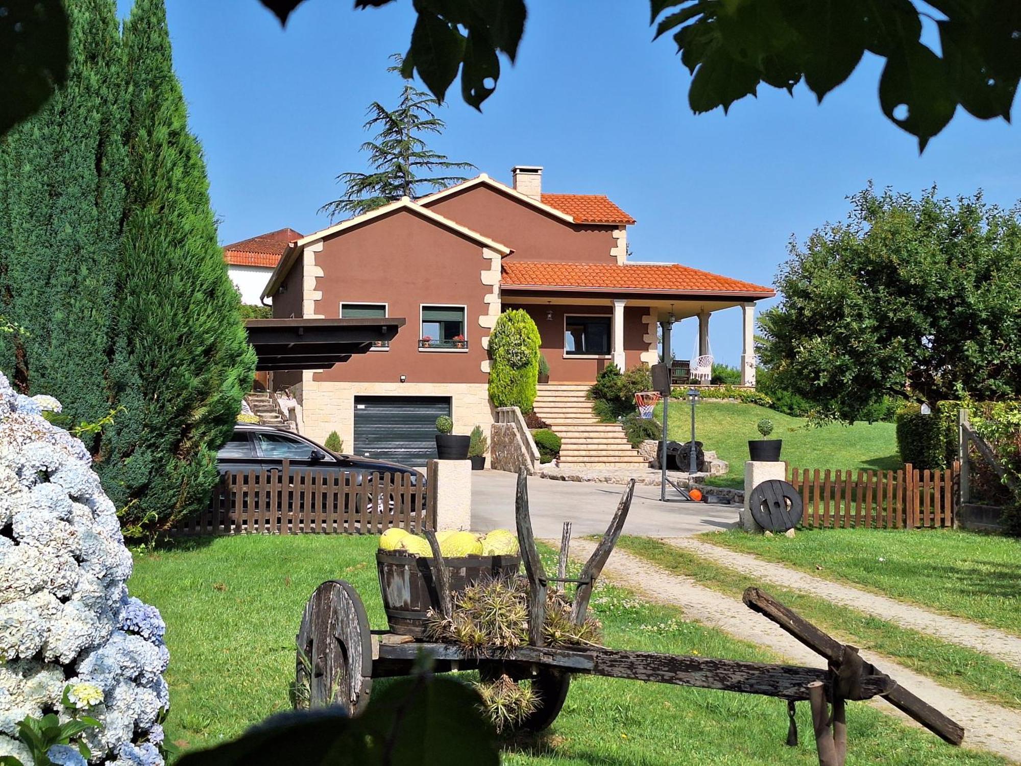 Chalet Rural 400 M Playa Piscina Barbacoa Chimenea บวยอู ภายนอก รูปภาพ